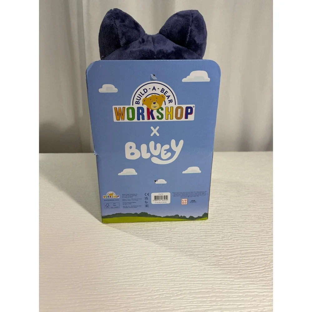 Build A Bear Workshop x Bluey Plush with Red Heart Balloon New in Box 034741